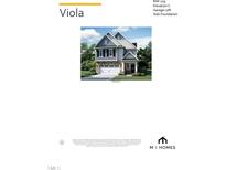 Two-story home with gray siding, white trim, and a two-car garage at 2413 Englemann Dr # 119, Apex, NC 27502