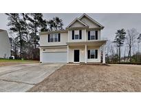 Two-story house with attached garage and front yard at 2801 Varnish Pl, Raleigh, NC 27610