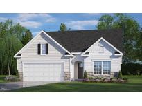 Beautiful Craftsman style home with a two-car garage and nicely landscaped lawn at 1132 Middlecrest Dr, Rocky Mount, NC 27804