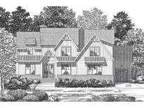 Craftsman style home with two-car garage, front porch, and landscaping at 1236 Perry Bluff Dr, Wake Forest, NC 27587