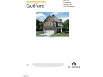 Two-story home with gray siding, white trim, and a two-car garage at 2421 Englemann Dr # 117, Apex, NC 27502