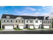 Five-unit townhome building with attached garages and landscaping at 274 Sweetbay Tree Dr, Wendell, NC 27591
