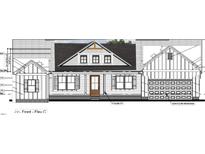 Craftsman style home with front porch and three-window dormer at Lot 14H Poppy Mallow Ln, Oxford, NC 27565