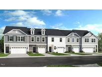 New townhome community with 4 units, 2-car garages, and attractive exterior finishes at 265 Sweetbay Tree Dr, Wendell, NC 27591