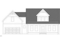 Two-story home with a gabled roof and attached garage at 410 E Clydes Point Way, Wendell, NC 27591