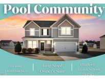 Charming two-story home with a manicured front yard and an attached two-car garage in a pool community at 109 Perignon Dr, Princeton, NC 27569