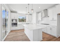Bright, modern kitchen featuring a large island, stainless steel appliances, and natural light at 4724 Cypress Tree Ln, Raleigh, NC 27612