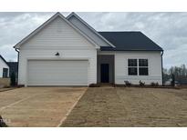 Charming single-Gathering home with a garage and freshly installed sod in the front yard at 11844 Ayshire Dr, Middlesex, NC 27557