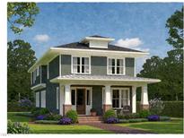 Charming two-story home featuring a welcoming front porch, manicured lawn, and classic architectural details at 1608 Scales St, Raleigh, NC 27608