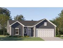 Charming one-story home featuring a two-car garage, classic curb appeal, and well-manicured lawn at 230 Soy Bean Ln # 37, Four Oaks, NC 27524