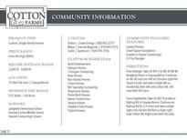 Cotton Farms community information highlighting custom homes, features, and nearby schools at 130 Hook Dr # 6, Fuquay Varina, NC 27526