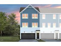 Charming new construction townhome with craftsman style design and two-car garage at 1501 Tamarisk Ln, Durham, NC 27703