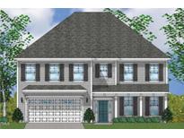 Charming two-story home with gray siding, black shutters, and a welcoming front porch at 25 Bold Dr, Youngsville, NC 27596