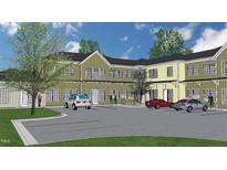 Rendering of a two story building with parking spaces in front at 110 Bellamy Ln # 111, Chapel Hill, NC 27516
