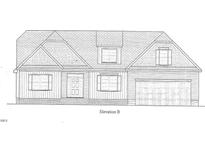 Charming home exterior featuring dormer windows, a two-car garage, and a classic design at 65 Sanders Farm Dr, Smithfield, NC 27577