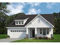 Charming single-Gathering home featuring a 2-car garage and a covered porch with stone accents at 681 Beacon Hill Rd # 38, Lillington, NC 27546