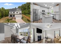 Beautiful home featuring a modern kitchen, a dining room, and a living room at 5 Cinnamon Teal Way, Youngsville, NC 27596