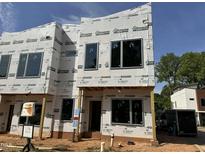 New construction townhome with windows installed at 1523 1/2 Sunrise Ave, Raleigh, NC 27608