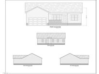 Charming single-Gathering home with detailed front, rear, and side elevations at 13169 S Nc-231 Hwy, Middlesex, NC 27557