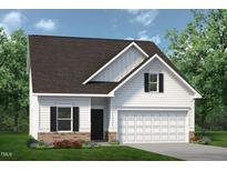 Charming single-Gathering home with a brick-lined foundation and a two-car garage at 55 E American Marigold Dr # 36, Benson, NC 27504