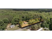 A peaceful property featuring a cozy home surrounded by lush greenery and natural beauty at 3899 Warrenton Rd, Henderson, NC 27537