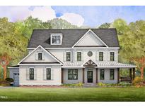 Charming two-story home with a welcoming front porch and well-manicured lawn, perfect for a growing Gathering at 1017 Azalea Garden Cir, Raleigh, NC 27603