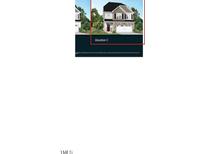 This home features a two-car garage, neutral colored siding, stone accents, and a dark roof and door at 428 Longleaf Glen Lane, Zebulon, NC 27597