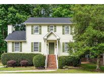 Charming two-story home features a well-maintained front yard and classic architectural details at 628 Kankakee Ct, Knightdale, NC 27545