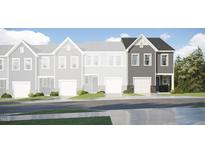Charming new construction home with stone accents and attached garage, with sidewalks and landscaping at 88 Blossom Field Way, Angier, NC 27501