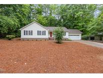 Charming home with a well-manicured lawn, attached garage, and a welcoming front door at 790 Cashmere Ct, Sanford, NC 27332