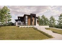 Stunning modern home with mixed materials and professional landscaping at 1021 Ferson, Apex, NC 27519