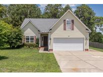 Charming single-Gathering home with a well-manicured lawn, two-car garage, and attractive exterior in a lovely neighborhood at 127 Strike Eagle Dr, Broadway, NC 27505
