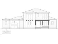 New construction home with a large window and covered entry at 105 Old Mill Place, Durham, NC 27705