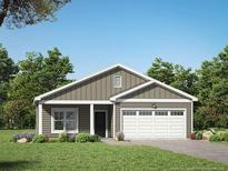 Craftsman style home with gray siding, two car garage, and landscaped lawn at 252 Appaloosa - Lot 62 Dr, Spring Lake, NC 28390
