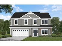 Charming two-story home featuring a two-car garage and a beautifully landscaped front yard at 441 Black Duck (Lot 101) Ln, Lillington, NC 27546