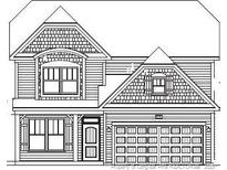 Charming two-story home with a classic design and a welcoming front entrance and two-car garage at 227 Steeple Ridge, Cameron, NC 28326