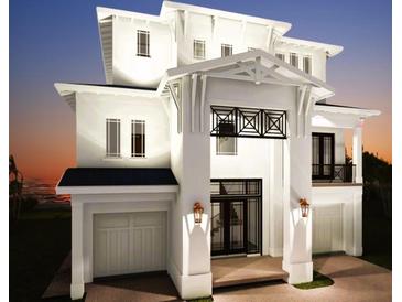 Stunning waterfront home with architectural details at 7401-B Midnight Pass Rd, Sarasota, FL 34242
