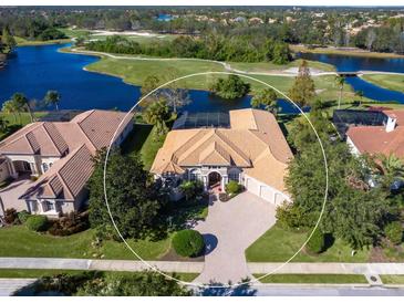 Luxury home with pool and golf course views at 7123 Beechmont Ter, Lakewood Ranch, FL 34202