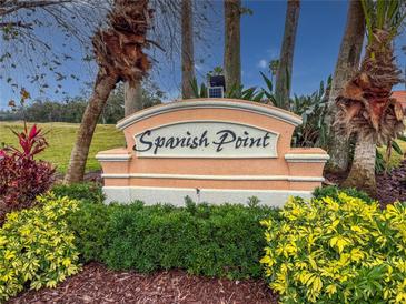 Spanish Point community entrance sign at 5715 Spanish Point Ct, Palmetto, FL 34221