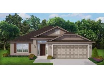 Attractive single-story home with a two-car garage at 2656 Averland Loop, North Port, FL 34287