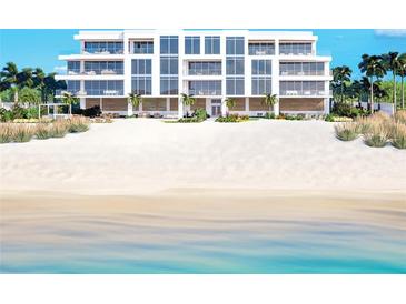 Beachfront building with modern architecture and luxurious amenities at 70 Avenida Veneccia # 204, Sarasota, FL 34242