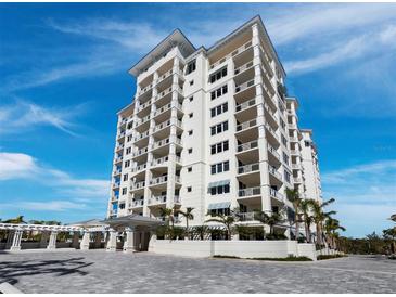 Elegant high rise building with a waterfront view at 2050 Benjamin Franklin Dr # A601, Sarasota, FL 34236