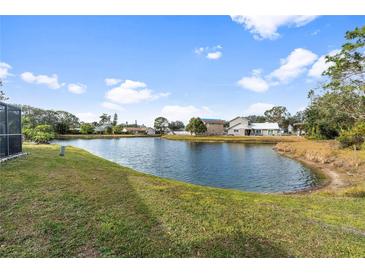 Scenic lake view from the backyard at 7117 Queen Palm Cir, Sarasota, FL 34243