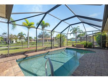 Relaxing screened pool with patio at 7518 Paspalum, Punta Gorda, FL 33955