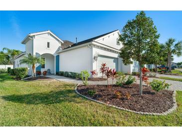 Charming single-Gathering home with manicured lawn and beautiful landscaping at 6251 Cassia St, Bradenton, FL 34203