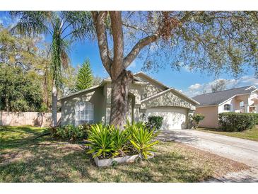 Charming single Gathering home with a well maintained yard and mature trees at 530 Napa Valley Cir, Valrico, FL 33594