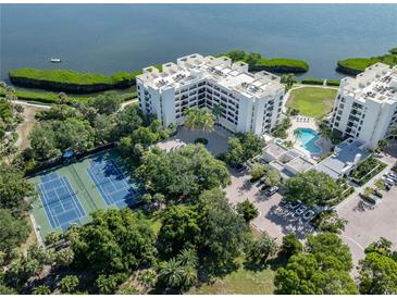 Luxury waterfront condo community with tennis courts and pool at 2020 Harbourside Dr # 424, Longboat Key, FL 34228