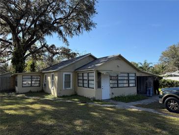 Ranch style home with mature landscaping and large yard at 38424 Fir Ave, Zephyrhills, FL 33542