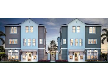 Two-story townhouses with modern design and landscaping at 2550 1St N Ave, St Petersburg, FL 33713