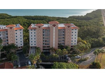 Aerial view of The Grande Verandahs, a luxurious waterfront community at 12077 Gandy N Blvd # 344, St Petersburg, FL 33702